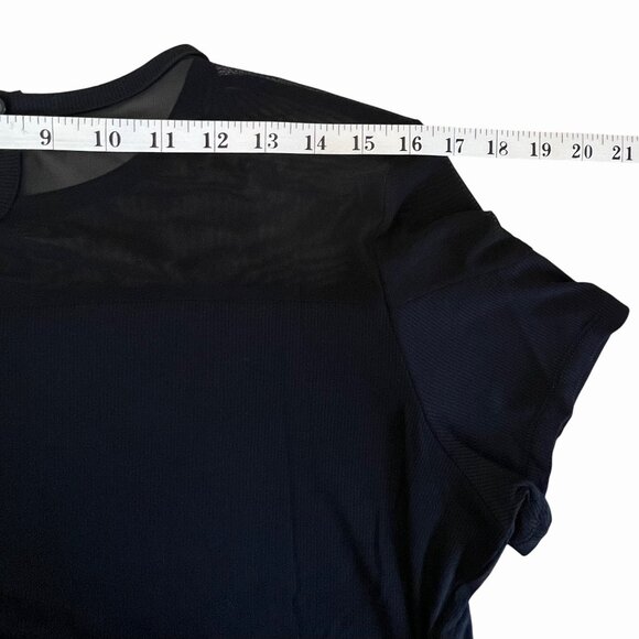 Rebecca Minkoff Womens Large Black Mesh & Studded Rayon Blend Top New w/o Tags - Picture 12 of 14